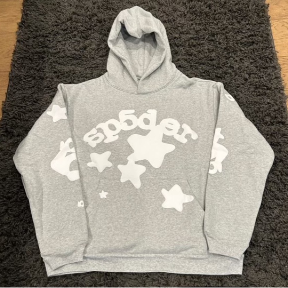 Grey Sp5der Hoodie